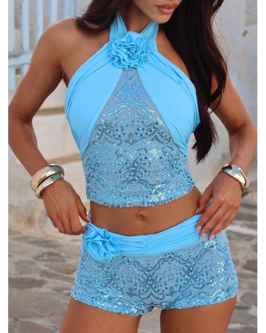 Outcast Blue Carlia Top