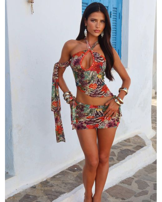 Outcast Orange Annastacia Top Venice