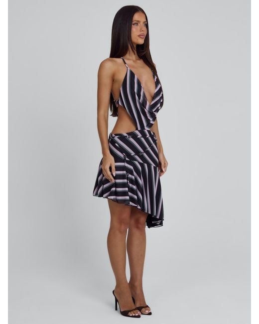 Outcast White Lakai Mini Dress Stripe