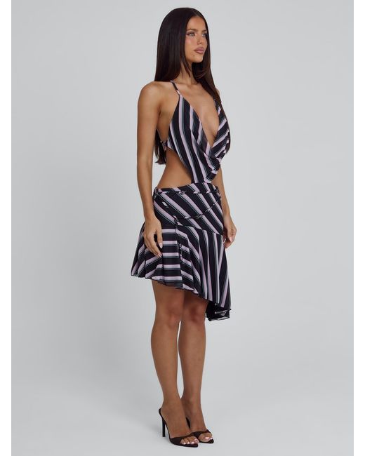 Outcast White Lakai Mini Dress Stripe