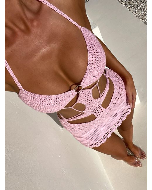 Outcast Pink Shinka Mini Dress Baby