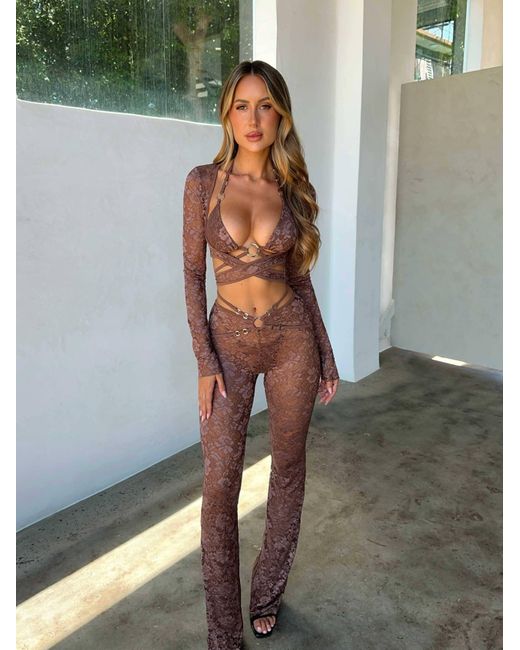 Outcast Brown Bisou Top Mocha