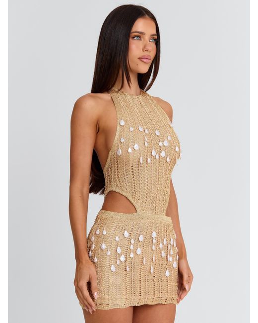 Outcast White Suri Mini Dress
