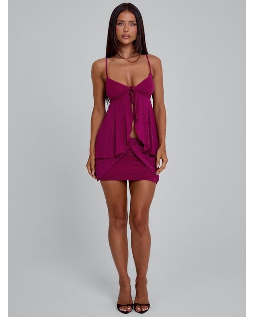 Outcast Red Georgina Top Plum