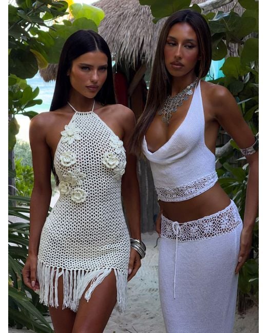 Outcast White Harriett Top
