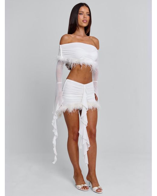 Outcast Gray Gilda Mini Skirt