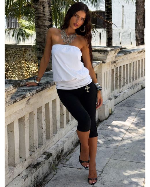 Outcast Blue Eviene Capri Jumpsuit