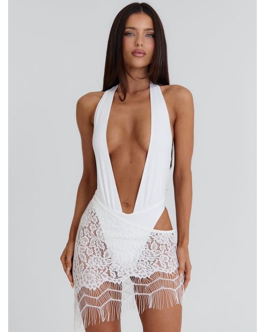 Outcast White Anjelina Mini Dress