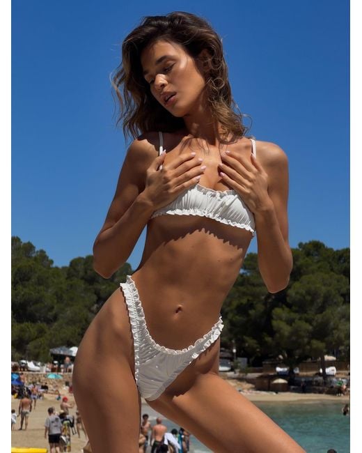 Outcast White Charlott Bikini Bottom Ivory