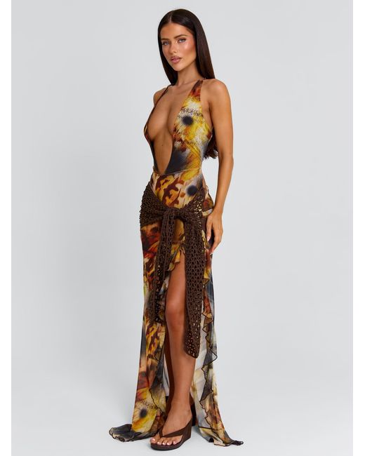 Outcast Multicolor Pertunia Maxi Dress Olympia