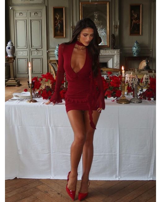 short burgundy formal dresses Short Prom Dress 2022 Burgundy Satin Homecoming Dress Off the Shoulder 12 / Custom Color main image 1
