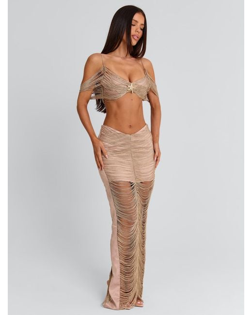 Outcast Brown Rowan Maxi Skirt