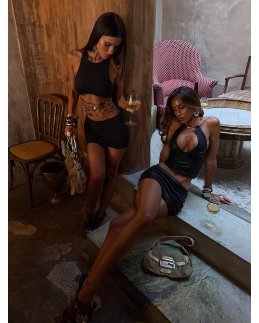 Outcast Black Althena Mini Skirt