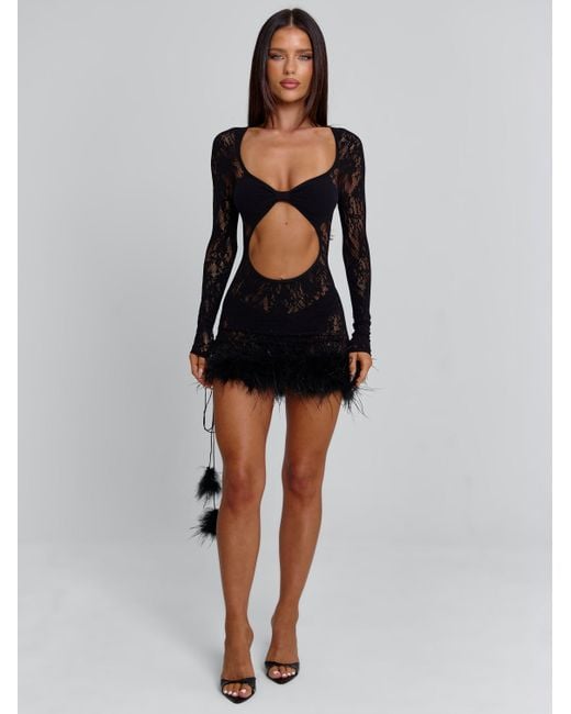 Outcast Black Taliah Mini Dress