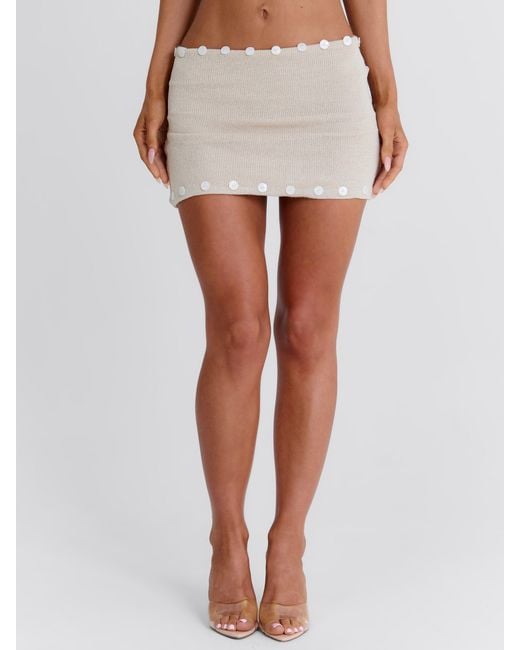 Outcast Natural Jovie Mini Skirt