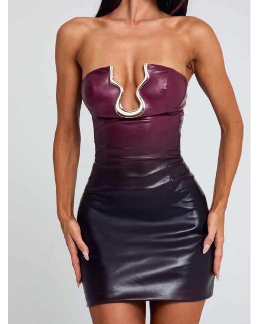 Outcast Ismera Mini Dress Plum Ombre in Red | Lyst Outcast Ismera Mini Dress Plum Ombre in Red | Lyst