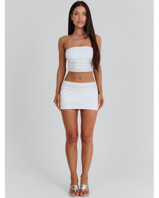 Outcast Gray Naomie Mini Skirt