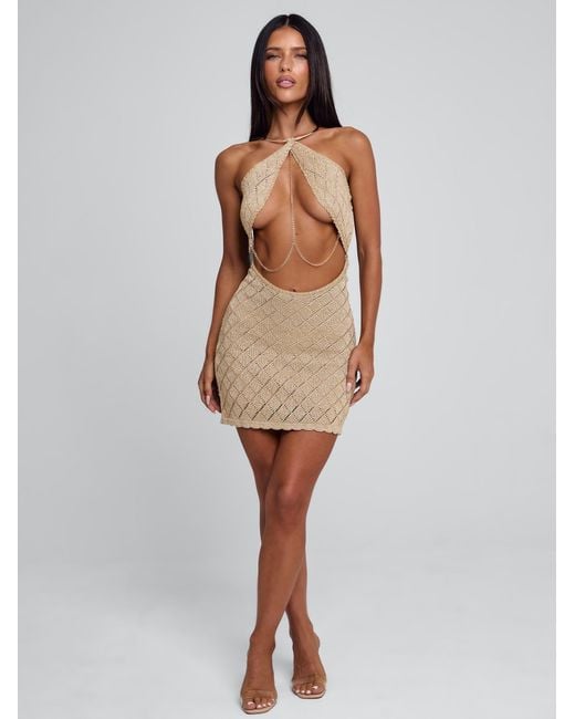Outcast Brown Bel Mini Dress