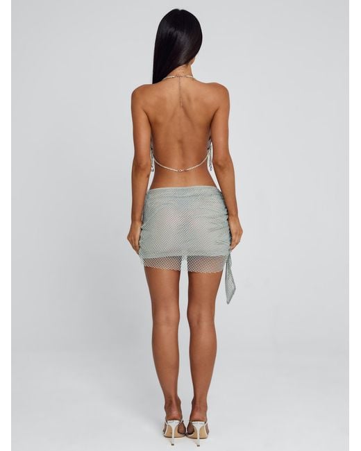 Outcast Gray Evane Mini Skirt