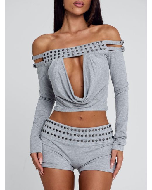 Outcast Blue Zayana Top Marle
