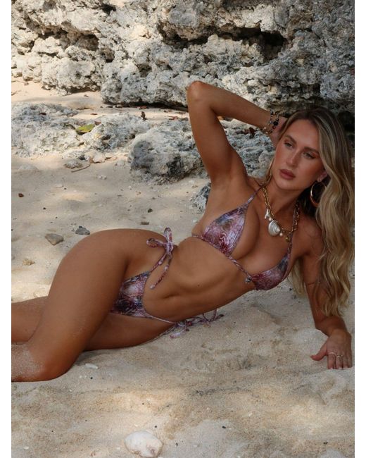 Outcast Gray Paloma Bikini Bottoms Mosaic