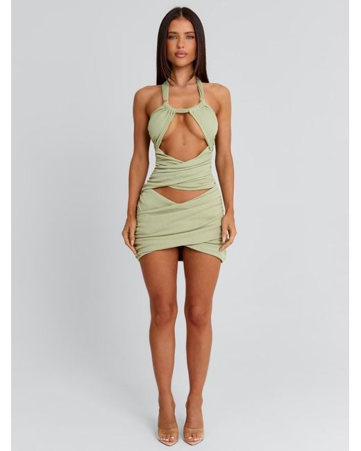 sage mini dress outcast Shilou Mini Dress Sage