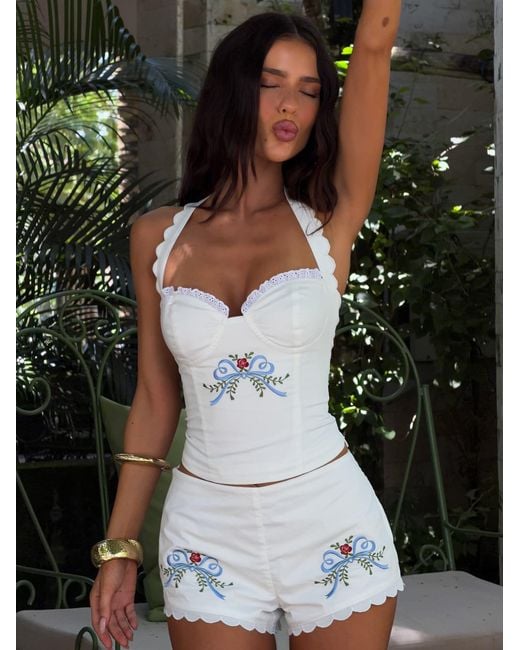 Outcast White Broik Top