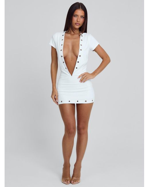 Outcast White Tula Mini Dress