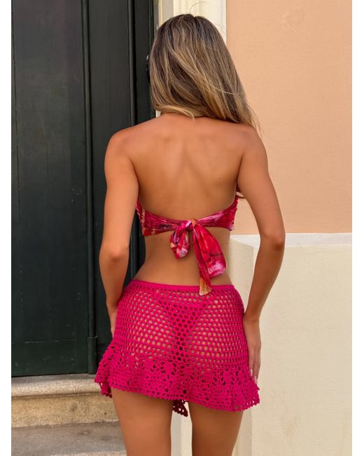 Outcast Red Vittoria Top Crimson Lily