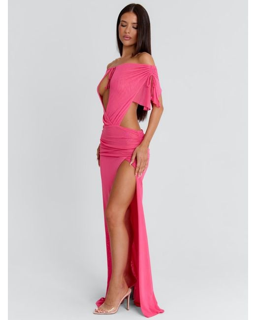 Outcast Pink Emmaley Maxi Dress Hot