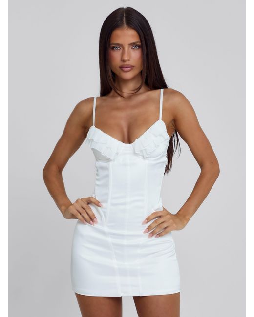 Outcast White Jessari Mini Dress