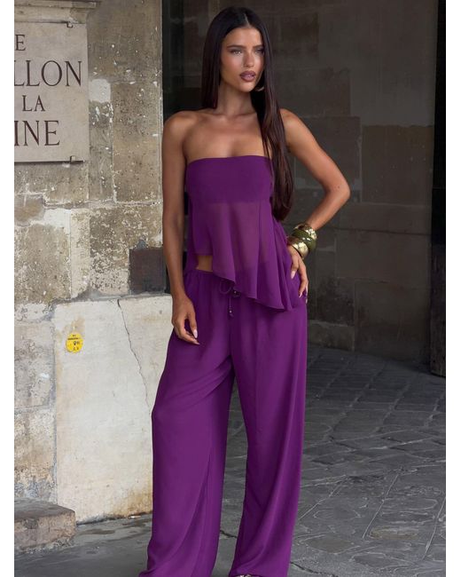 Outcast Purple Clovelly Top Plum