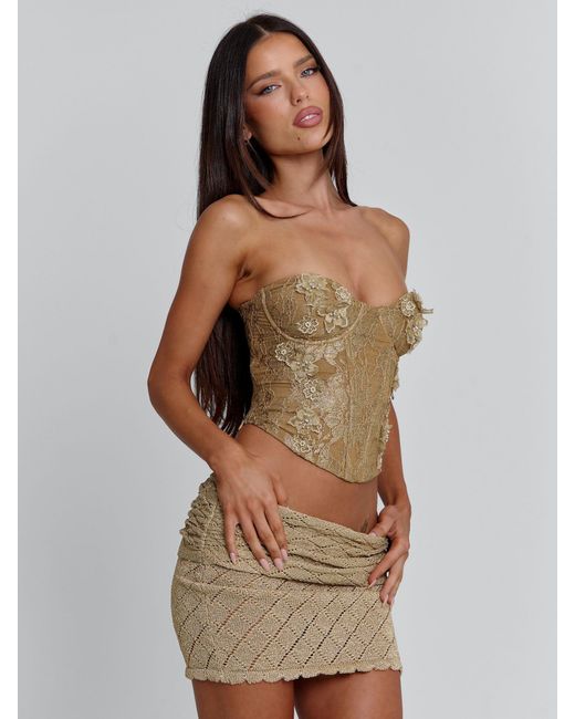 Outcast Brown Mesma Corset