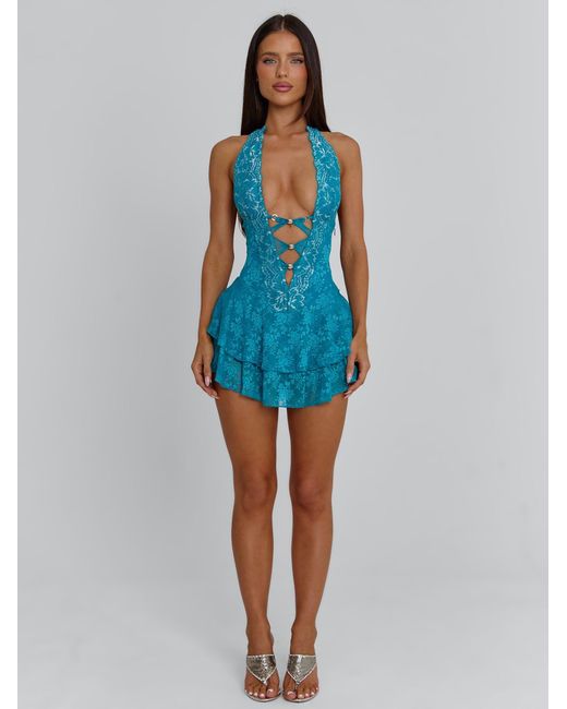 Outcast Blue Jenna Mini Dress