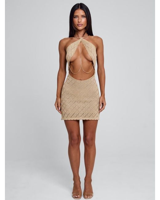 Outcast Brown Bel Mini Dress