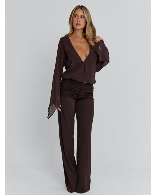 Outcast Brown Lenna Pant Chocolate