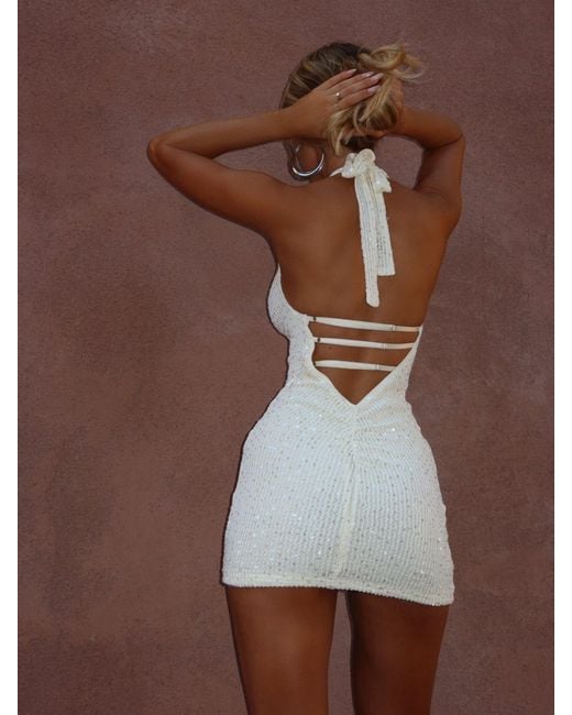 Outcast Brown Novela Mini Dress
