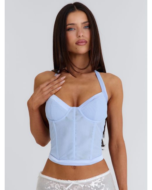 Outcast White Ireland Corset Top Ice