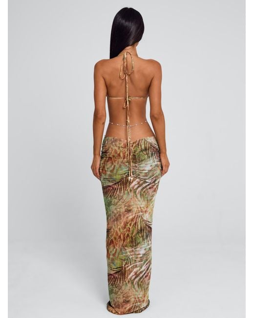 Outcast Green Caterina Maxi Dress Lagrono Sage