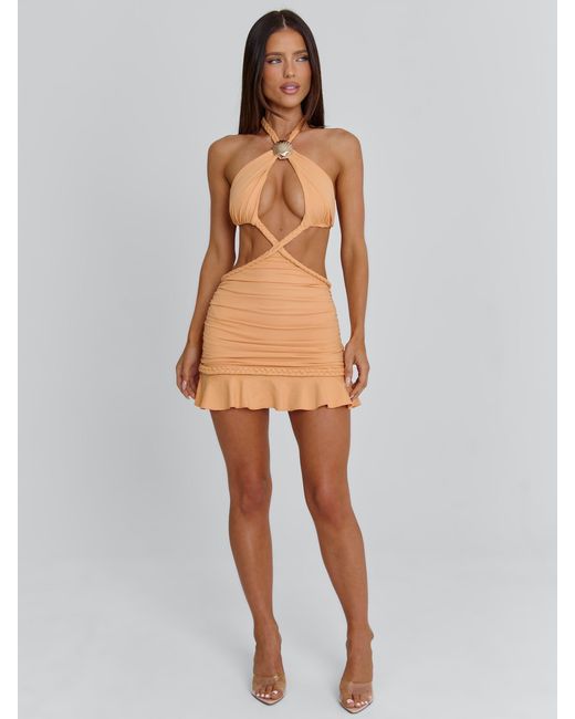 Outcast Brown Livai Mini Dress