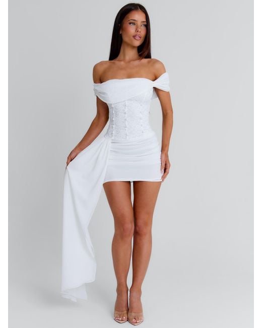 Outcast White Alora Mini Dress