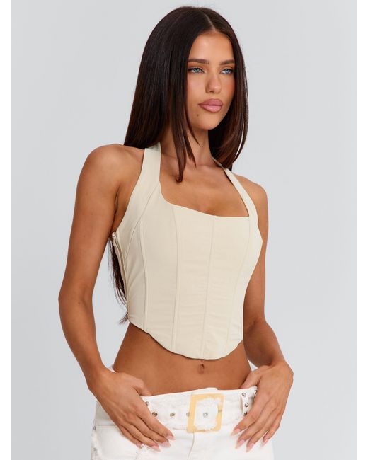 Outcast White Lainee Corset Top