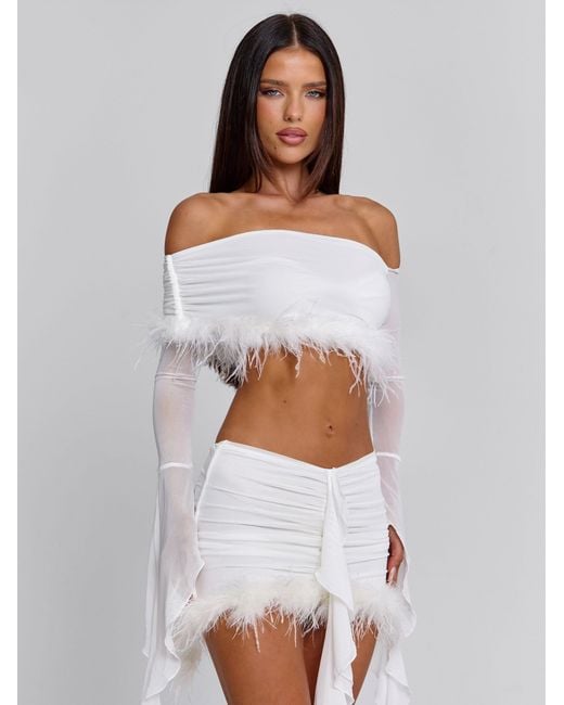 Outcast White Gilda Mini Skirt