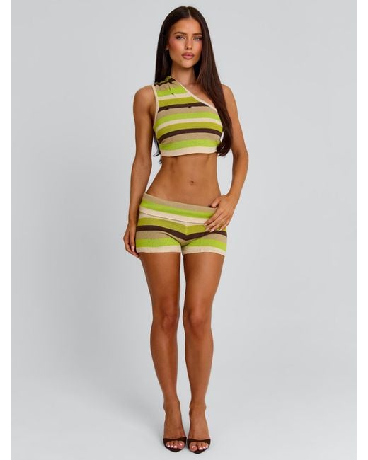 Outcast Yellow Prague Top Stripe