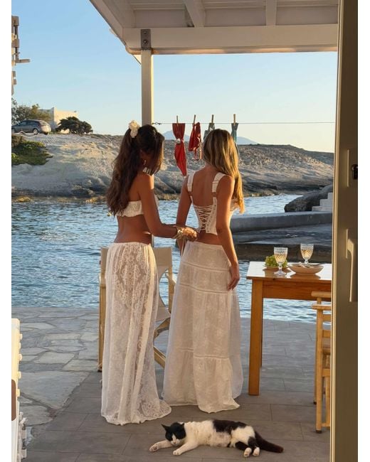 Outcast Yellow Lauro Maxi Skirt