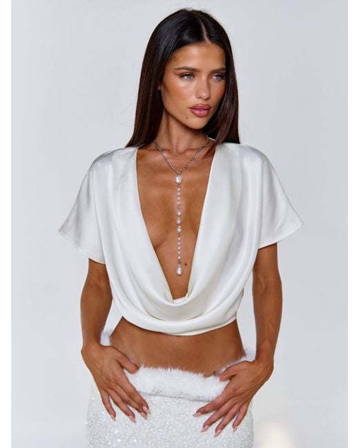 Outcast White Velora Top