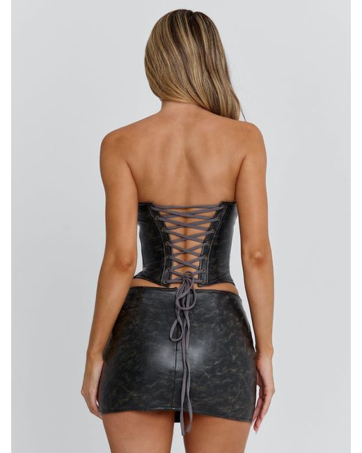 Outcast Gray Rodeo Top Dark