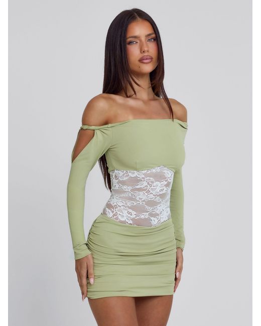 Outcast Green Lexa Mini Dress