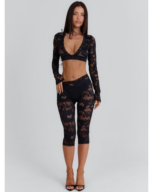 Outcast Black Morena Crop Top