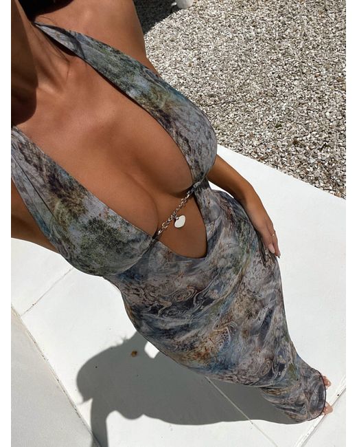 Outcast Multicolor Wolfe Maxi Dress Solaro